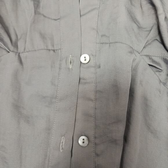 NEW! Toby Heart Ginger Long Shirt Dress Sz M Khaki Bohemian Preppy Lagenlook - Picture 9 of 13